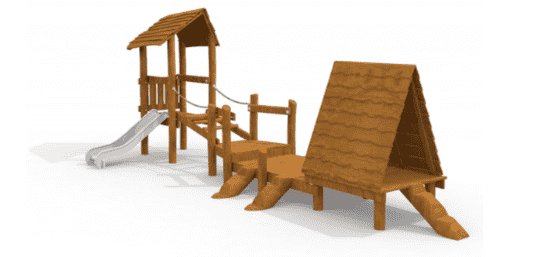 wooden playground